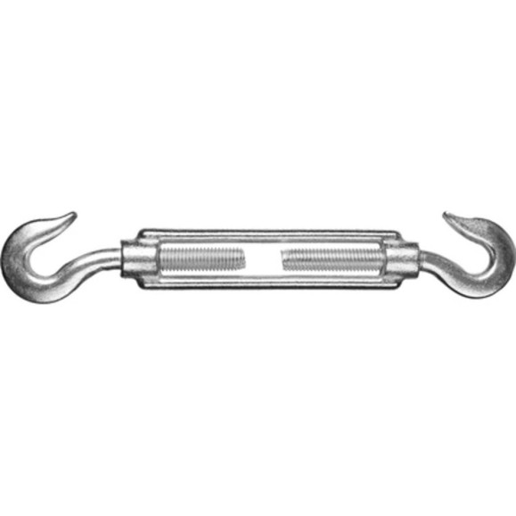 Талреп крюк-крюк BlackWeld М8, цинк, DIN 1480, 50 шт. 144969 Талреп крюк-крюк BlackWeld М8, цинк, DIN 1480, 50 шт. 144969