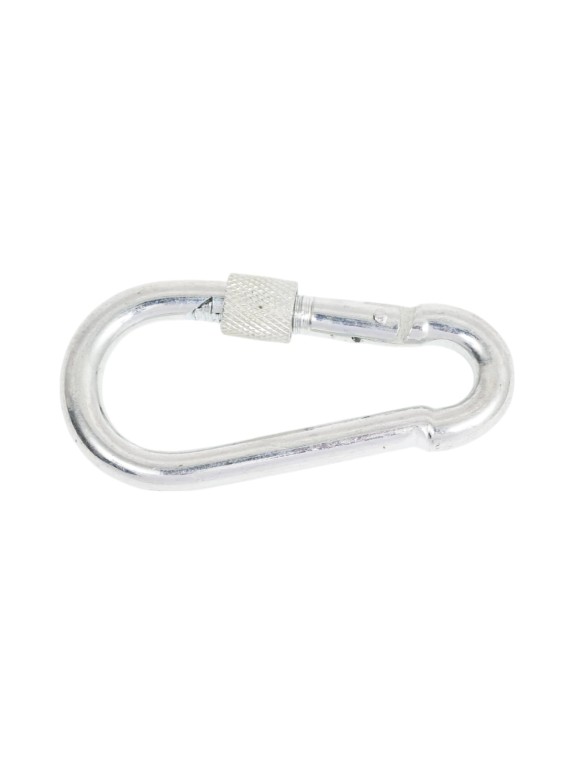 Карабин с фиксатором STEELREX DIN 5299D, цинк, 8 мм, упаковка 1 шт. 0526008000W100000110