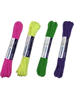 Шнур бытовой СИБШНУР д 6 мм, 10 м, неон 20625СШ