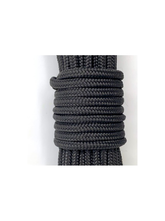 Шнур бытовой Сибшнур диаметр 6 мм 450 м черный на катушке 20833