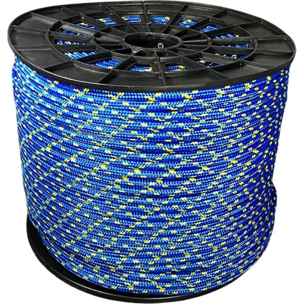 Шнур плетеный ООО Оптхозторг полипропиленовый, 10 мм, 200 м, синий 1104200