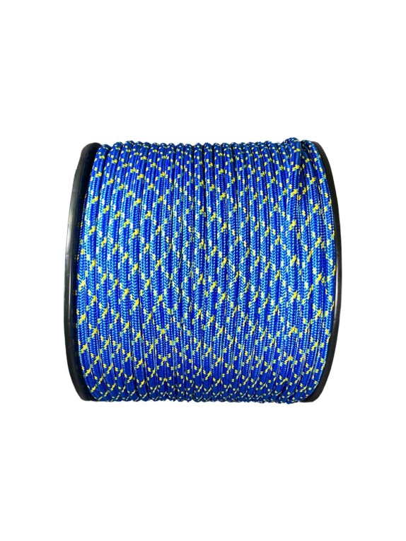 Шнур плетеный ООО Оптхозторг полипропиленовый, 10 мм, 200 м, синий 1104200