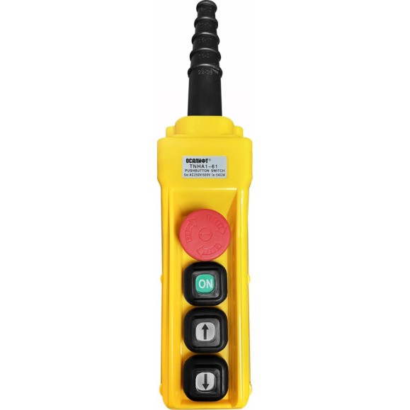 Пульт управления OCALIFT 2 кнопки, 1 скорость, стоп ключ старт, IP55 TNHA1-61