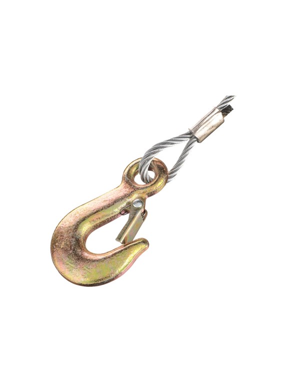 Ручная шестеренчатая лебедка ЕРМАК TRT 1201C (металлический трос) 900кг, длина троса 10м 737-011