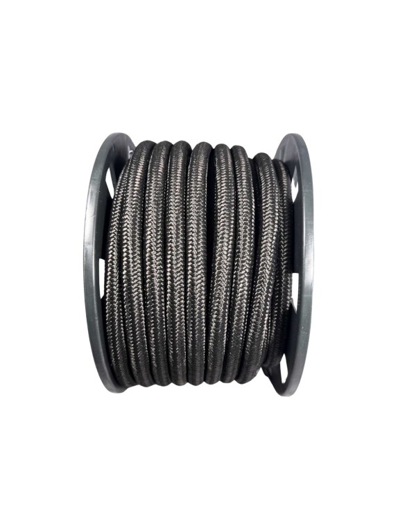 Шнур плетеный полипропиленовый ООО Оптхозторг 14 мм, 25 м, черный, 114125