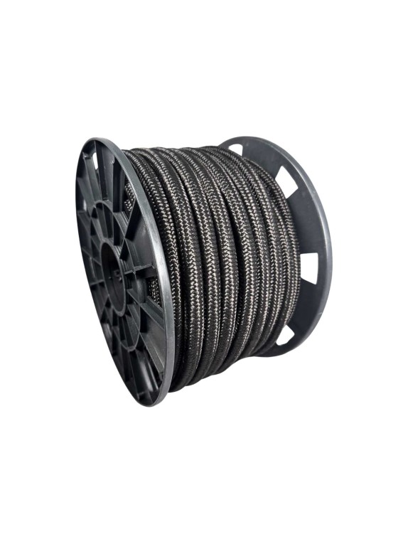 Шнур плетеный полипропиленовый ООО Оптхозторг 14 мм, 25 м, черный, 114125