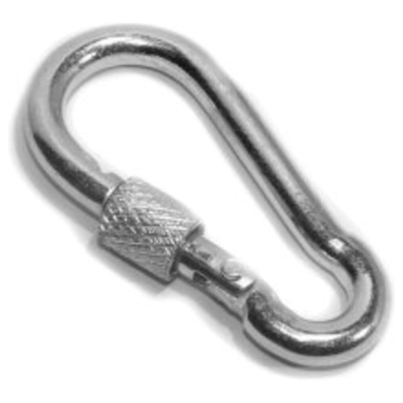 Карабин с фиксатором BlackWeld _6 ОЦ.DIN5299D (50) 144940 Карабин с фиксатором BlackWeld _6 ОЦ.DIN5299D (50) 144940