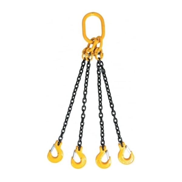 Строп цепной четырехветвевой GPR ООО ГРУЗОПОДЪЕМНЫЕ РЕШЕНИЯ 4СЦ 6,7тн/2,5м крюки самозапирающиеся 4631171103311