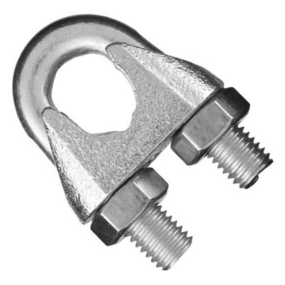Зажим для стальных канатов BlackWeld 6 ОЦ. DIN741 (100) 144912 Зажим для стальных канатов BlackWeld 6 ОЦ. DIN741 (100) 144912