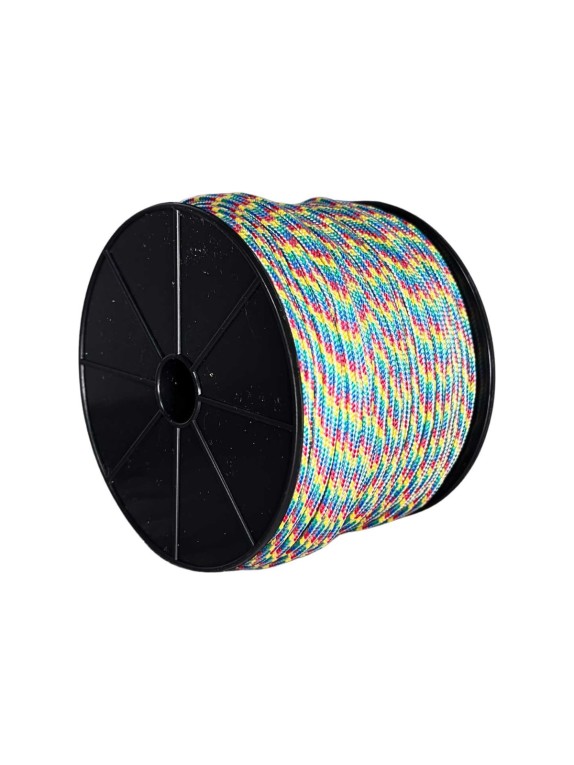 Шнур плетеный полипропиленовый ООО Оптхозторг 2 мм 100 м разноцветный 05821001