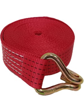 Стяжной ремень ООО Грузкомплект 5 т, 5.5 м, лента-крюк, без механизма СРЛК555