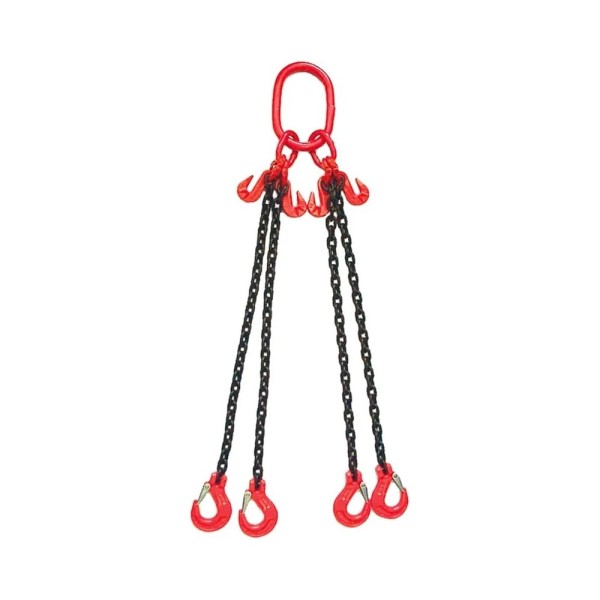 Строп цепной четырехветвевой GPR ООО ГРУЗОПОДЪЕМНЫЕ РЕШЕНИЯ 4СЦ 11,2 тн/6 м крюки самозапирающиеся 4631171103854