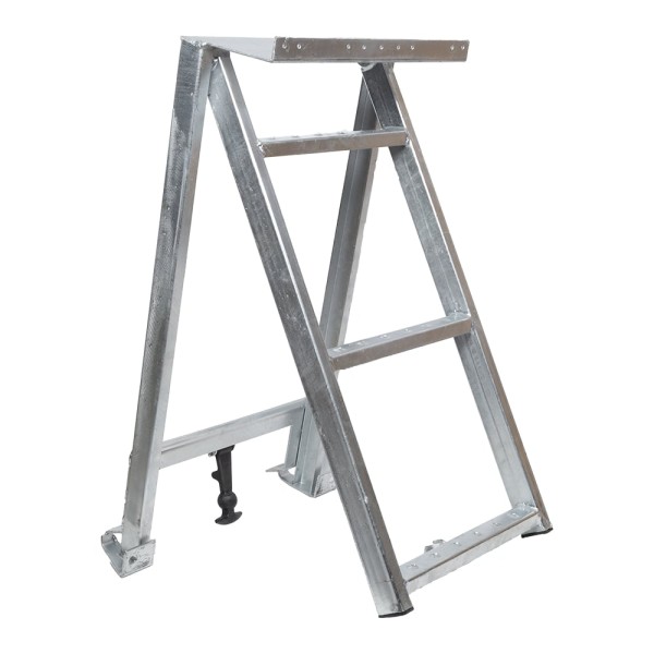 Лестница задняя (выдвижная) Крал 3 ступени, оцинкованная 6457