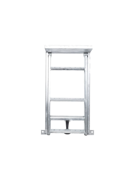Лестница задняя (выдвижная) Крал 3 ступени, оцинкованная 6457