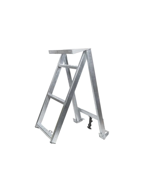 Лестница задняя (выдвижная) Крал 3 ступени, оцинкованная 6457