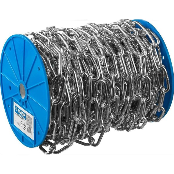 Цепь длиннозвенная DIN 763 Зубр 4-304030-10