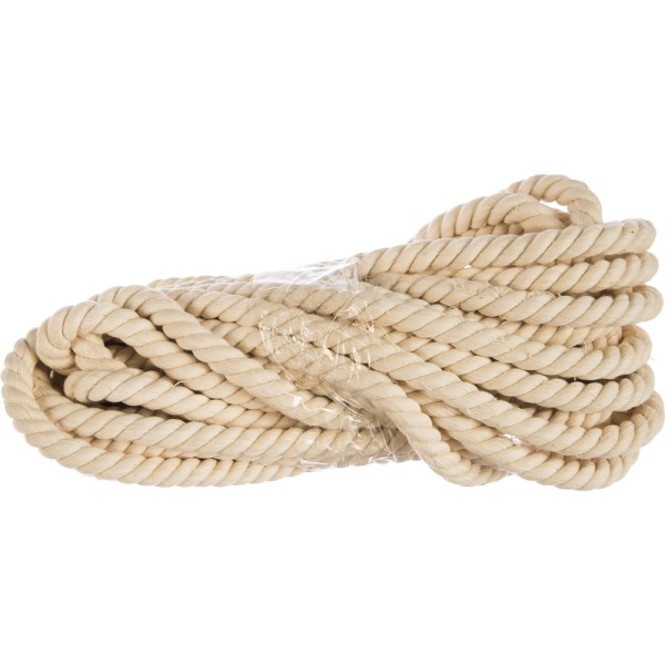 Х/б веревка СИБРТЕХ D 12 мм, L 11 м, крученая, 299 кгс Рос 94002