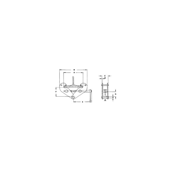 Держатель для тали Jet JBC-3 JE252730
