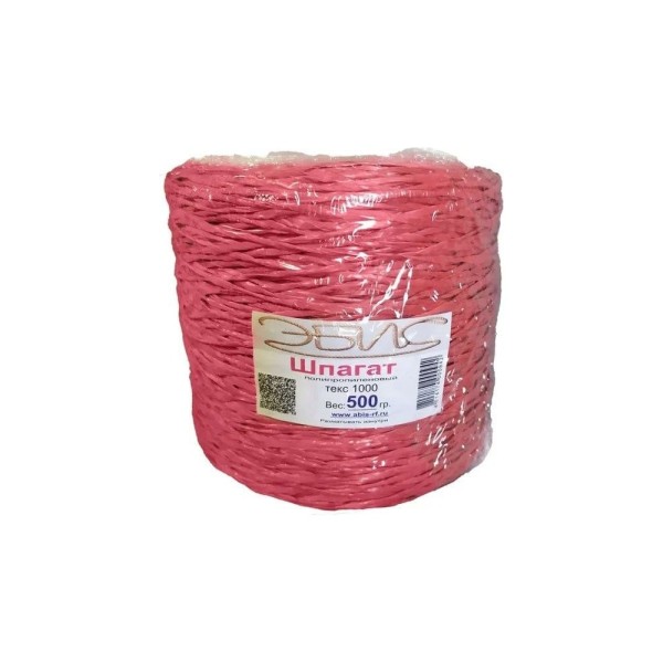 Шпагат ЭБИС п/п 500 гр красный 312