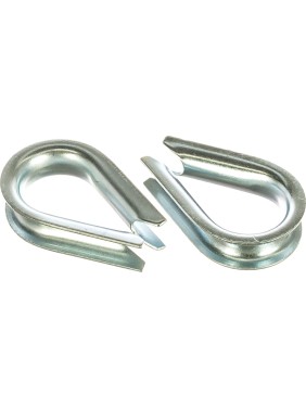 Коуш для стальных канатов КРЕП-КОМП DIN 6899 м8 40шт кск8ф