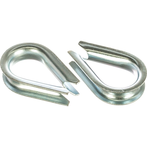 Коуш для стальных канатов КРЕП-КОМП DIN 6899 м8 40шт кск8ф