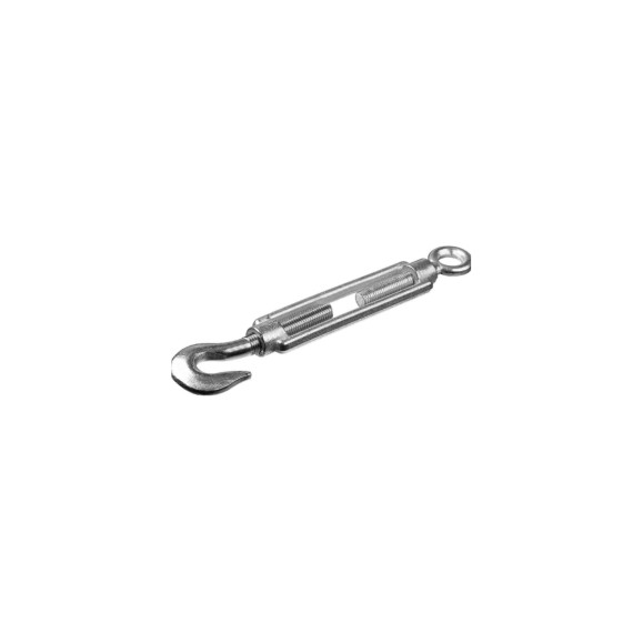 Талреп STAYER DIN 1480, крюк-кольцо, М5, 20 шт, оцинкованный, 30515-05