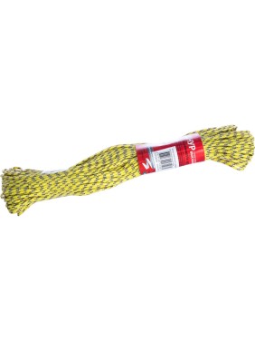 Плетеный шнур Tech-Krep ПП, 2 мм, с сердечником, 16-прядный, высокопрочный, цветной, 50 м 139906