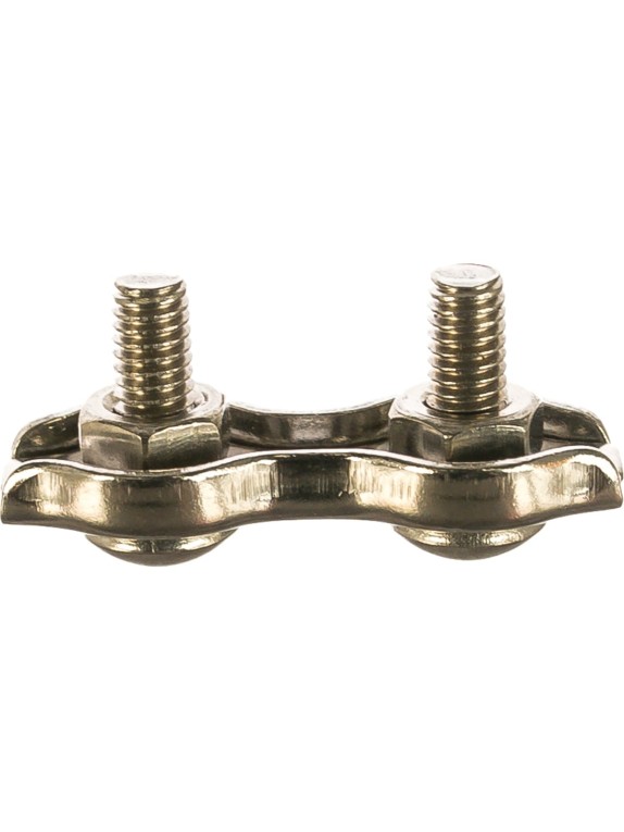 Зажим троса ГОСКРЕП DUPLEX D2 мм, нержавеющая сталь, 1 шт. КН.090166