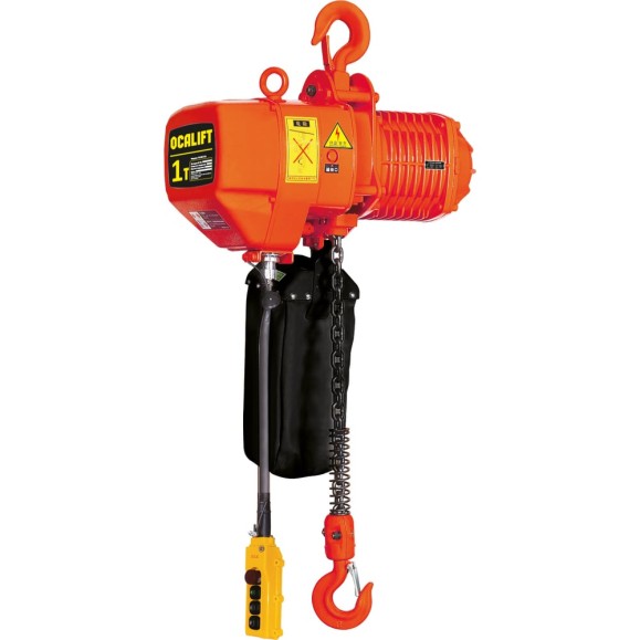 Цепная стационарная таль OCALIFT ТЭЦ01-01s 1т 12м 380в электрическая на крюке oca00501sn12m