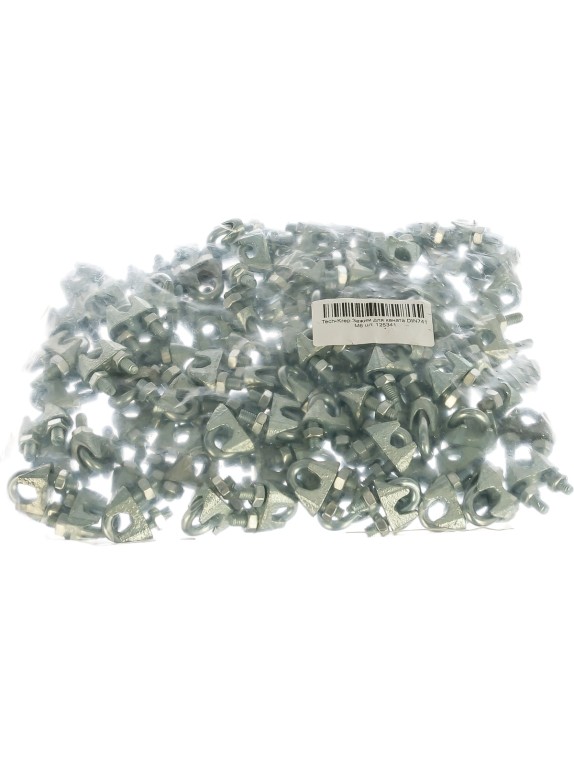 Зажим для каната Tech-Krep DIN741 M6 100 шт. 125341