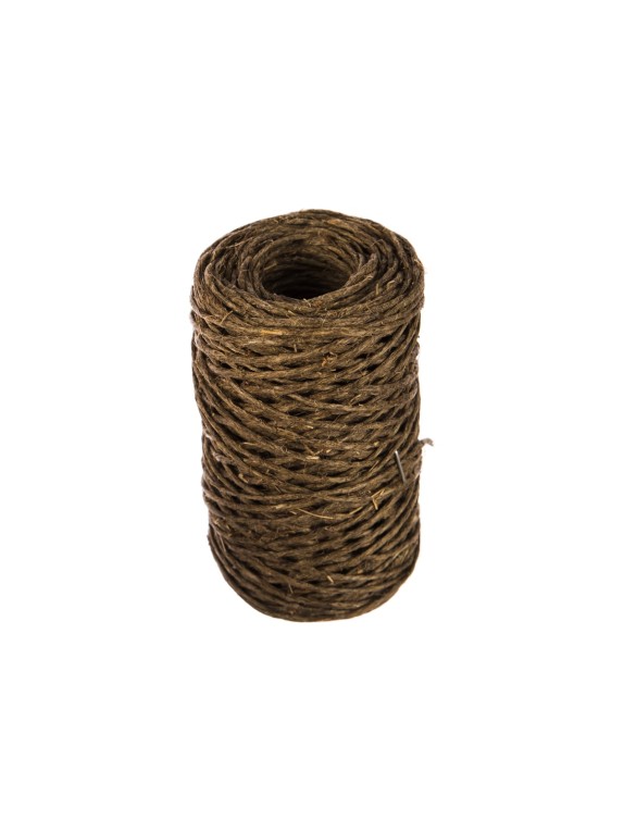 Льняной полированный крученый шпагат Стройбат 1 мм х 80 м 29658