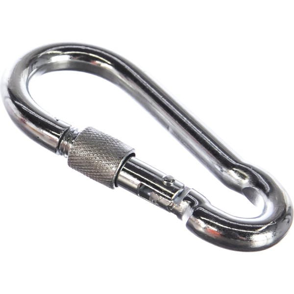 Карабин с фиксатором Саморезик 10х100 DIN 5299 D 5шт DIN5299D-10х100-5