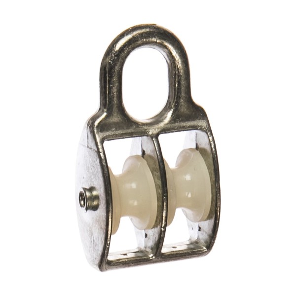 Двойной блок КРЕП-КОМП шкив пластиковый 15 миллиметр /5/ 1шт бд15шт