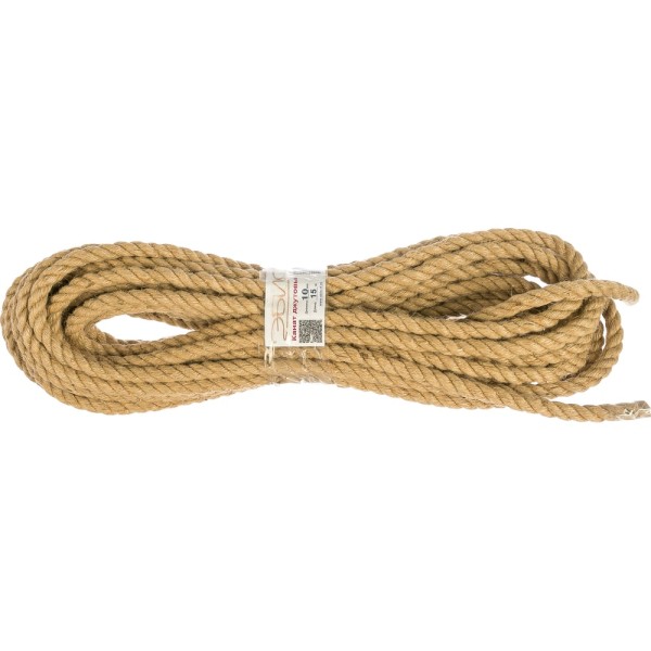 Джутовый канат, моток, 10мм х 15м Эбис 00054