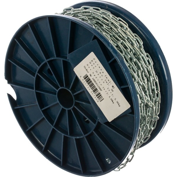 Сварная цепь КРЕП-КОМП длиннозвенная DIN 763 м2 50м цд2