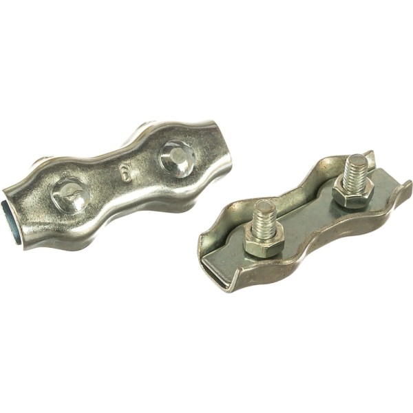 Канатный двойной зажим КРЕП-КОМП Duplex м6 25шт зд6ф