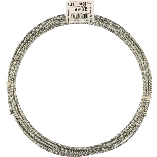 Стальной трос для растяжки Tech-Krep DIN 3055 3 мм, 10 м 127845