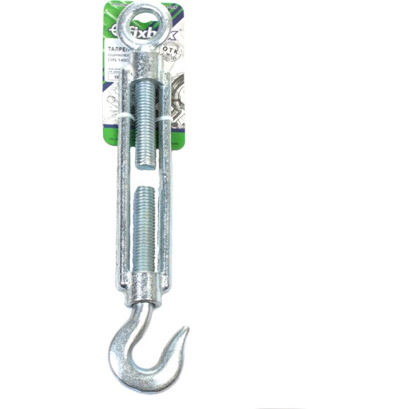 Талреп Fixbox DIN 1480 16 мм белый цинк 1 шт 308800 Талреп Fixbox DIN 1480 16 мм белый цинк 1 шт 308800