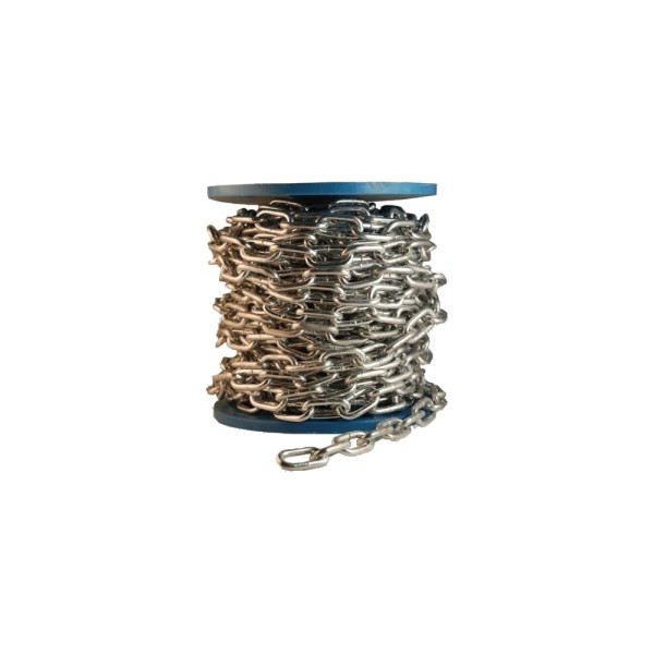 Сварная короткозвенная цепь Метизный двор 6 мм DIN 766, 30 м. 4690441030511