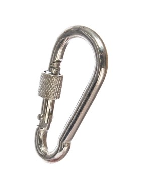 Карабин c фиксатором ПАРТНЕР DIN5299D ZN M 6 4690250051356