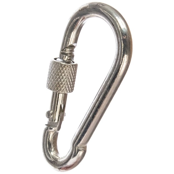 Карабин c фиксатором ПАРТНЕР DIN5299D ZN M 6 4690250051356