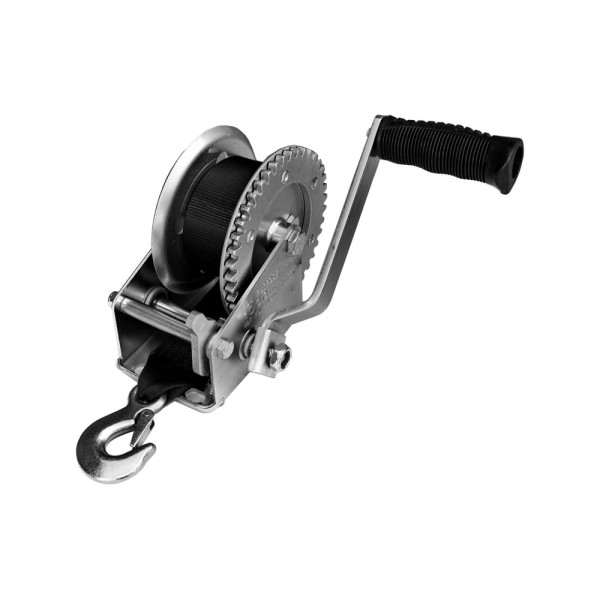 Ручная лебедка Тор ЛФ-2500 FD г/п 1,0 т, длина ленты 10 м 1001265