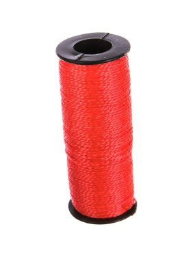 Крученая двухпрядная нить ПП, красная, 50 м, 1.3 мм Tech-Krep 139899