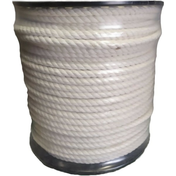 Хлопчатобумажный канат ЭБИС 12 мм 120 м белый 241