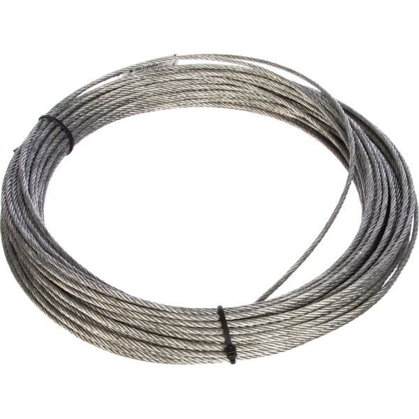 Стальной трос для растяжки DIN 3055, 3 мм, 30 м Tech-Krep 127846