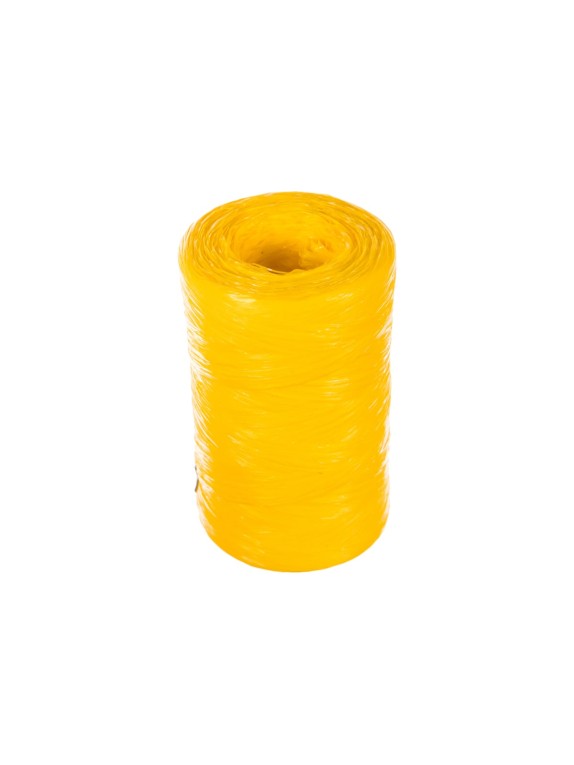 Полипропиленовый ленточный шпагат Стройбат 1200 текс, желтый, 110 м 2745312