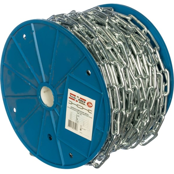 Длиннозвенная цепь DIN763 4мм Tech-Krep LLC 103332