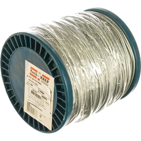 Трос для растяжки DIN 3055 SWR 2мм Tech-Krep 100899