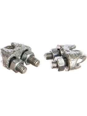 Дугообразный зажим троса 5мм DIN741 2шт - ярлык Tech-Krep 102736