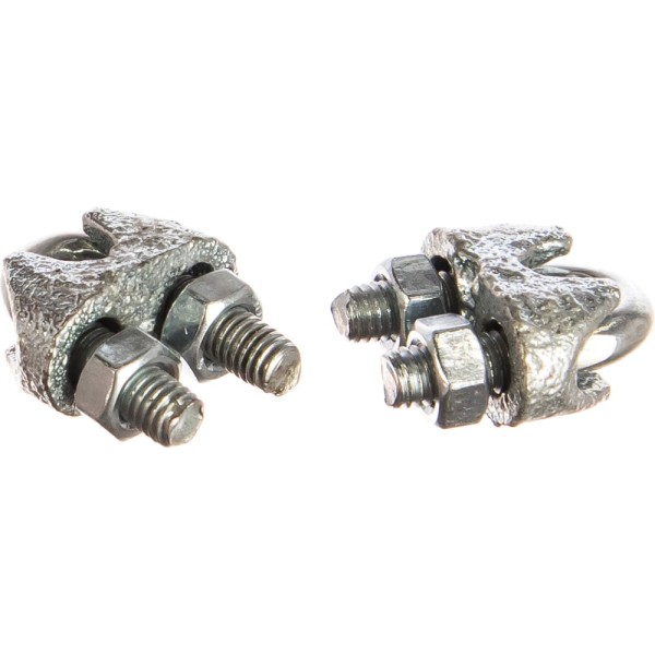 Дугообразный зажим троса 5мм DIN741 2шт - ярлык Tech-Krep 102736